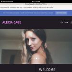 Alexia Cage Special Offer