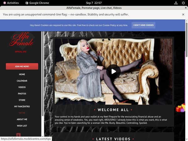 AlfaFemale With Gift Card AlfaFemale With Gift Card