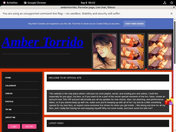 Ambertorrido.modelcentro.com Free Trial