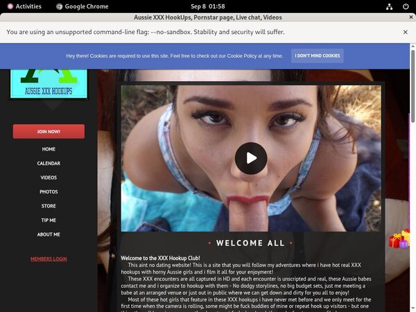 Aussiexxxhookups.com Login Information