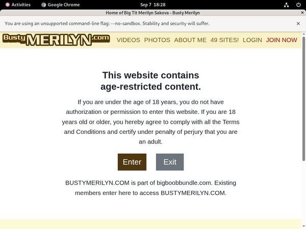 Bustymerilyn.com Account Logins