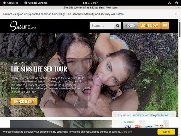 Buy Sins Life Account