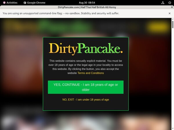 Dirty Pancake Account Discount