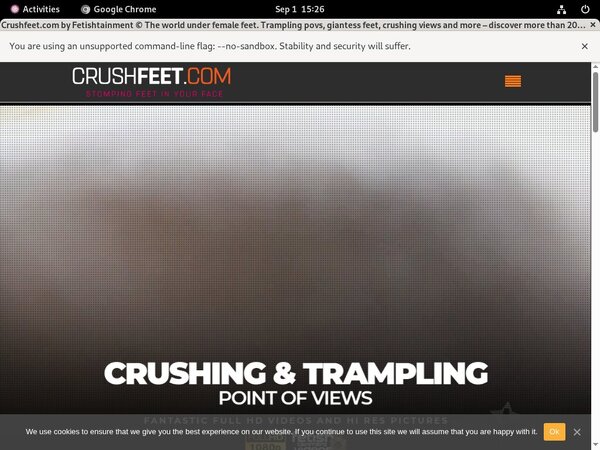 Discount Crushfeet.com Trial Membership Discount Crushfeet.com Trial Membership