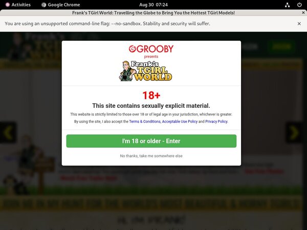 Discount Franks-tgirlworld.com Code