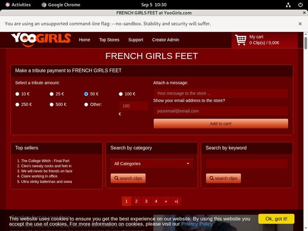 FRENCH GIRLS FEET Premium Accounts Free