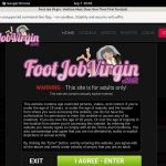 Foot Job Virgin Channel