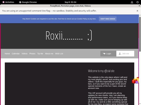 FoxxyRoxii Discount Pass FoxxyRoxii Discount Pass