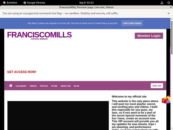 Franciscomills.modelcentro.com Discount On Membership