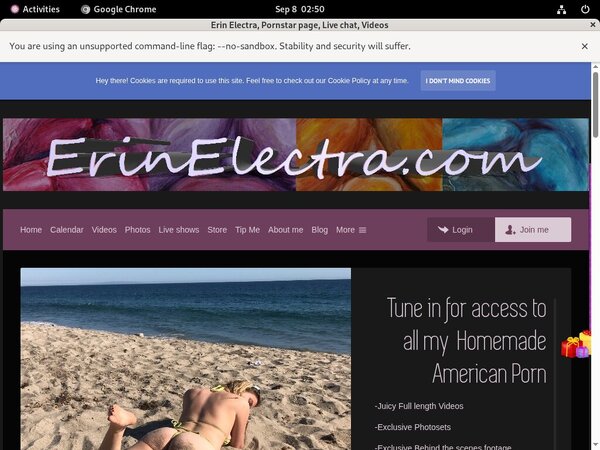 Free Erin Electra Account New