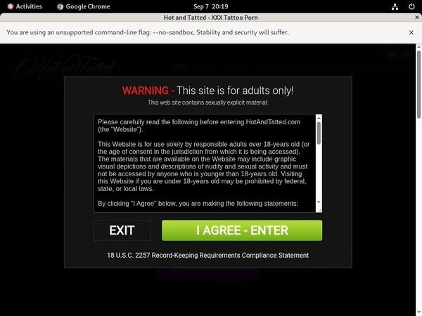 Free Hot And Tatted Passwords