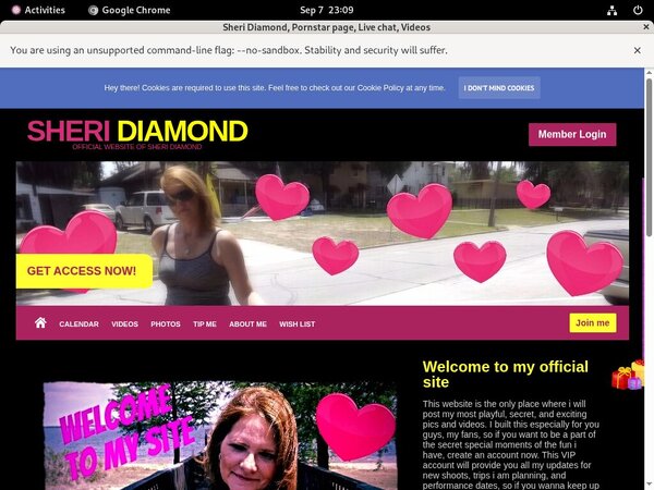 Free Sheri Diamond Hacked Login