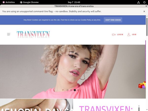 Get Into Transvixen.com Free