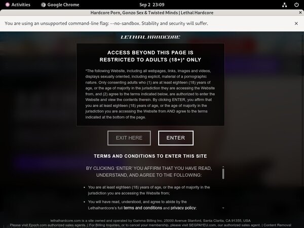 Lethal Hardcore Subscription