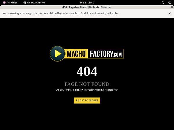 Machofactory.com Update