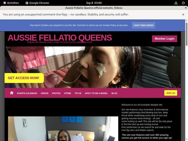 Make AussieFellatioQueens Account