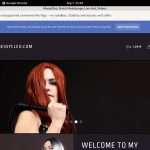 Messycleo.com With Discover Card