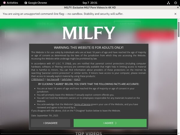 Milfy Discount Password