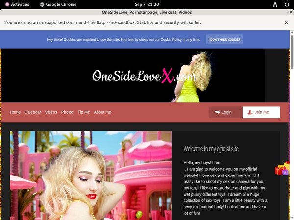 OneSideLove Login