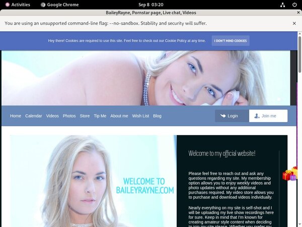 Paypal BaileyRayne Sign Up