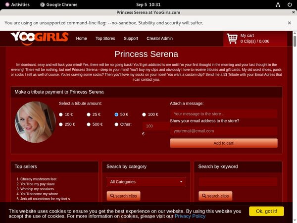 Princess Serena Probiller