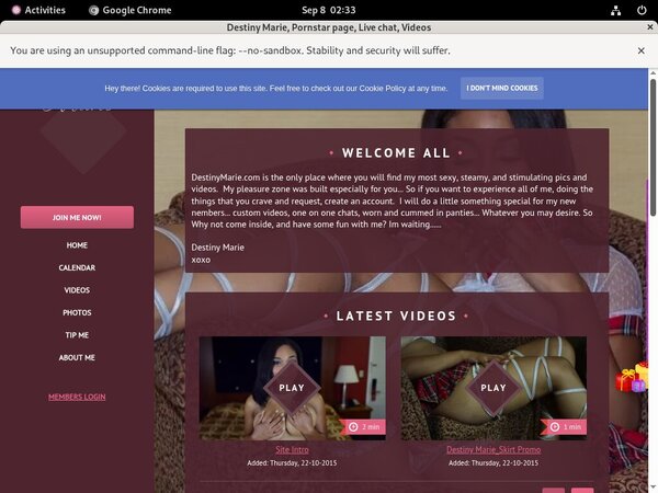 Sexxidestiny Paypal Payment