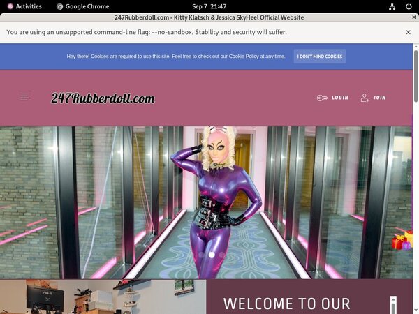 Sign Up For 247Rubberdoll