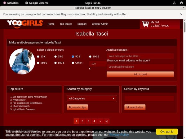 Tasci Isabella Login Account