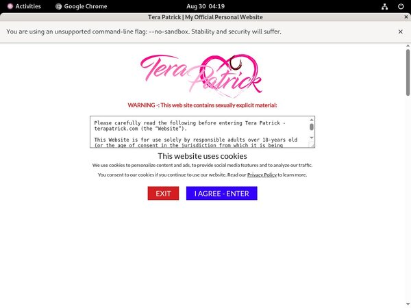Tera Patrick Trial Offers