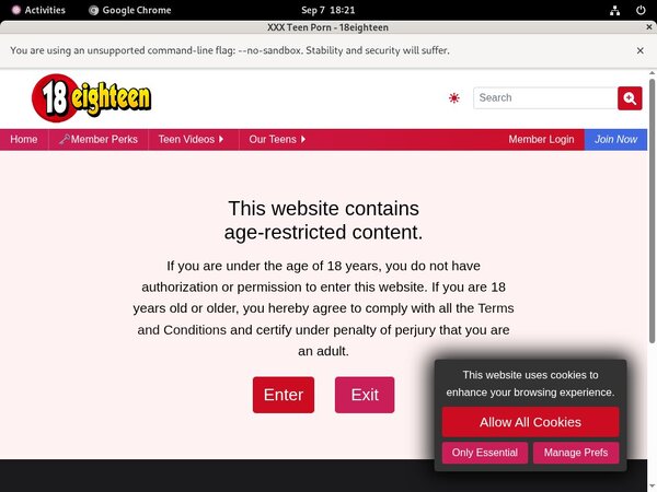 Username And Password For 18eighteen.com