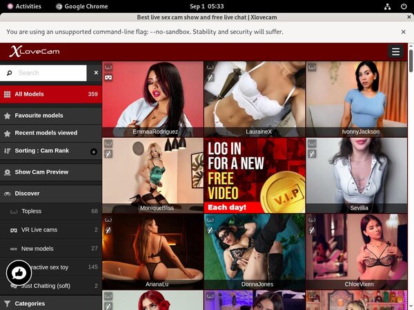 X Love Cam Passworter