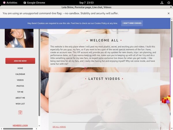 Free Lolashine.modelcentro.com Promo Code