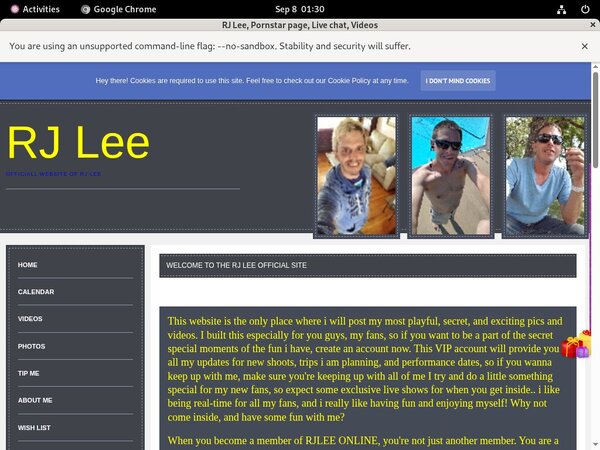 Rjlee.modelcentro.com Site Passwords