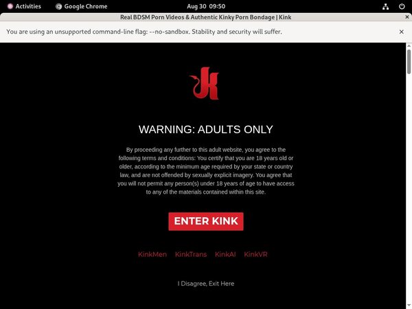 Kink Login Passwords